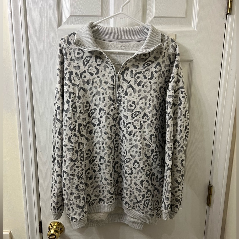 Aerie Oversized Half Zip Pullover